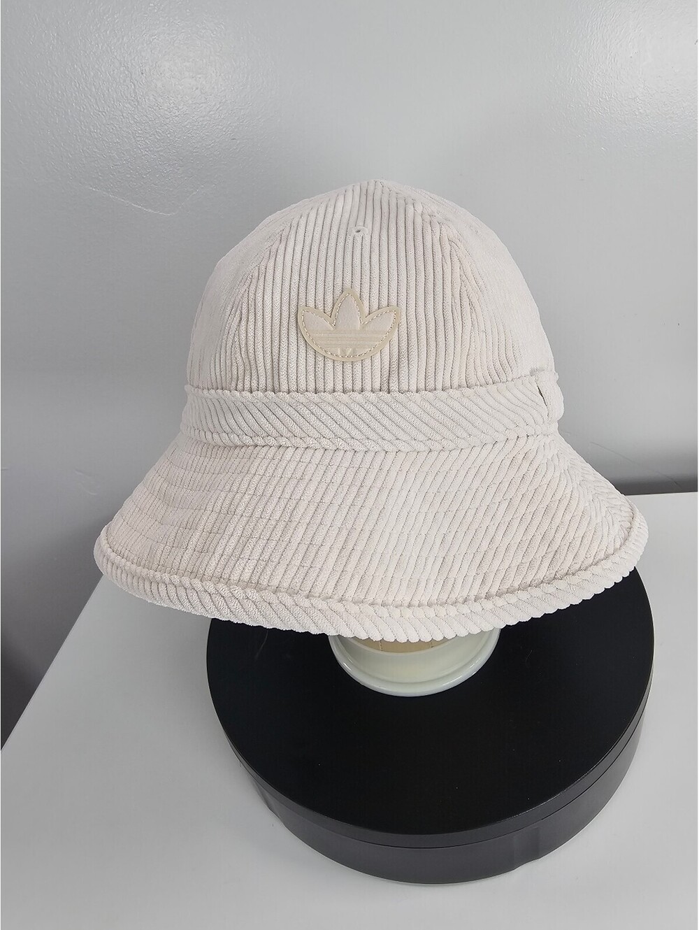 Adidas Corduroy Bucket Hat in Cream